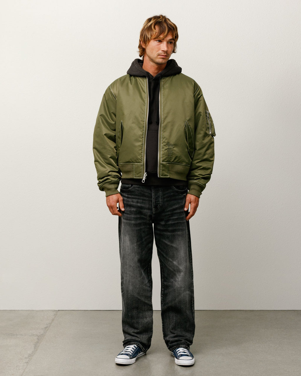 BUILT REVERSIBLE BOMBER JACKET