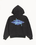 BASIC DIAMOND ZIP HOODIE