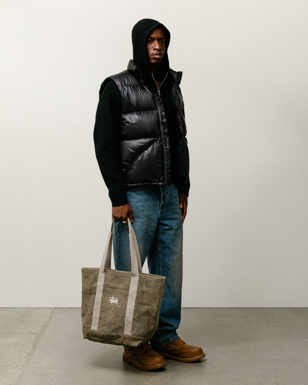 WAXED CANVAS MARKET TOTE