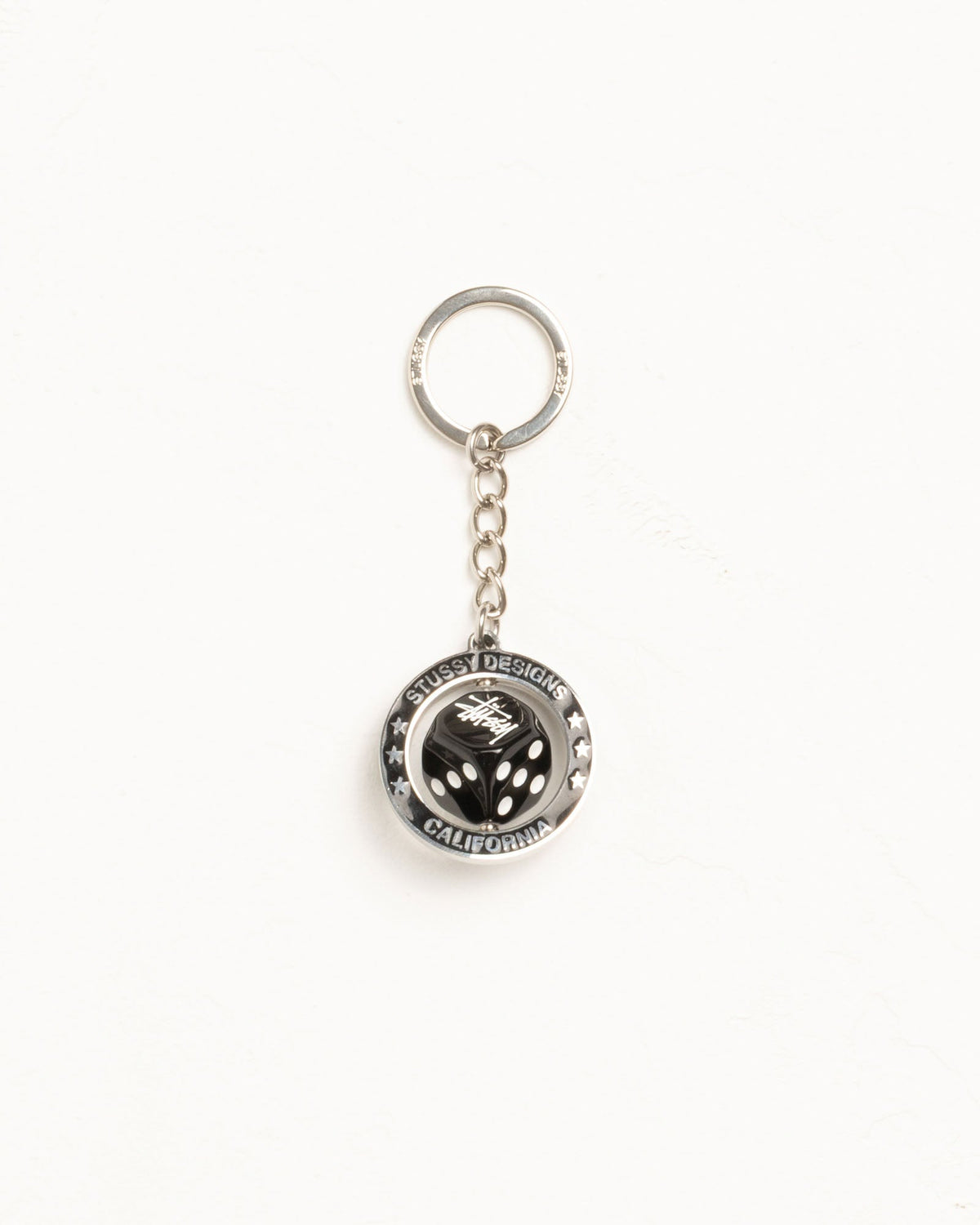 SPINNING DICE KEYCHAIN