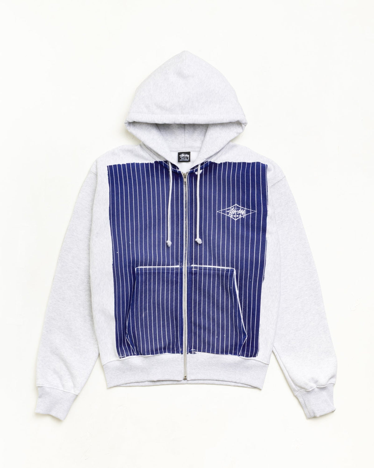 PRINTED PATTERN ZIP HOODIE